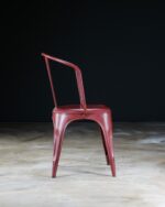 Kiremit Rengi Endüstriyel Sandalyeler - Çift - Görsel 3