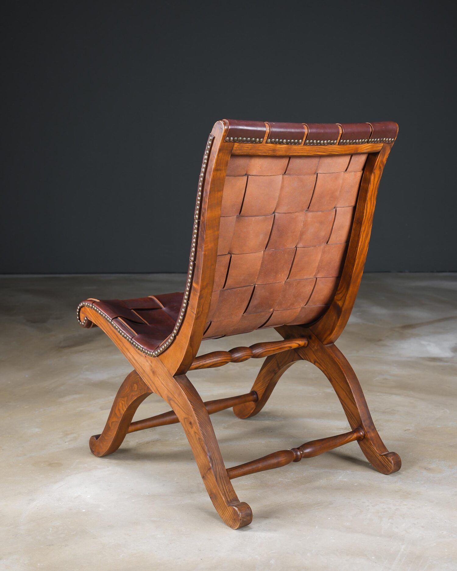 Pierre Lottier Alçak Deri Koltuklar - Çift - Görsel 7