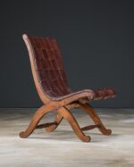 Pierre Lottier Alçak Deri Koltuklar - Çift