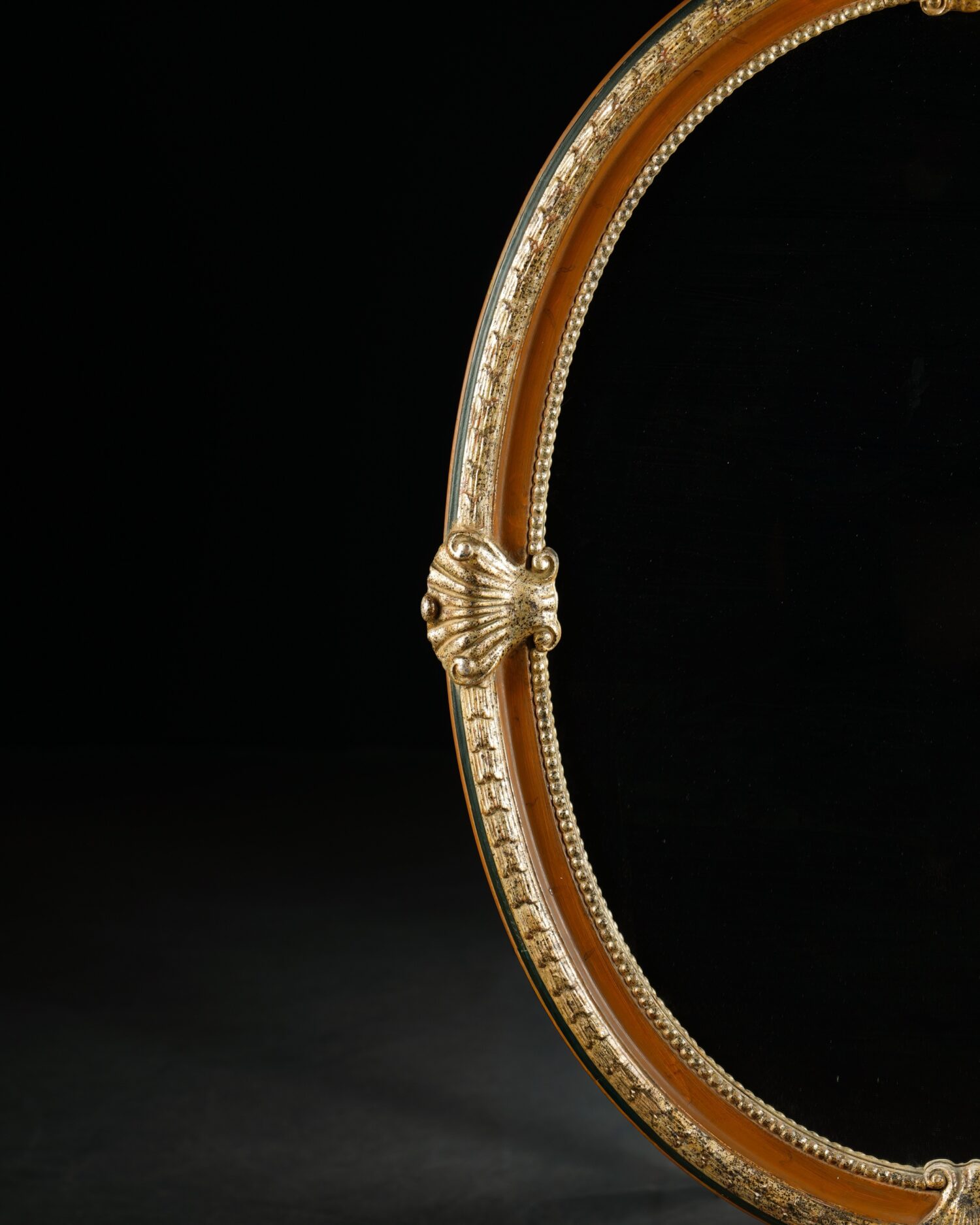 Rocaille Motifli Oval Ayna - Görsel 2