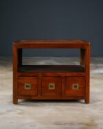 Üç Çekmeceli Bambu Komodin - Kod 4229