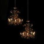 Çiçekli İtalyan Avizeler - Çift