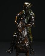 "Cavalier Arabe" - Alfred Barye - Görsel 7