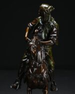 "Cavalier Arabe" - Alfred Barye - Görsel 7