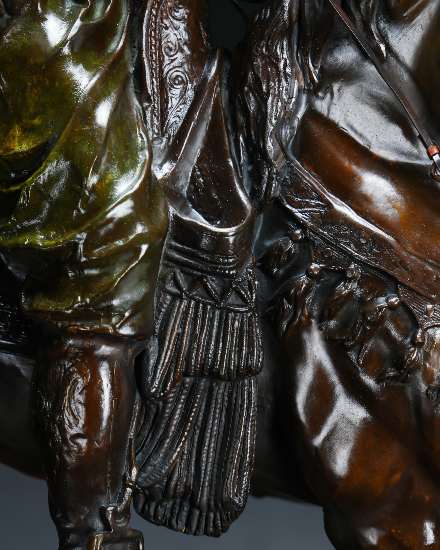 "Cavalier Arabe" - Alfred Barye - Görsel 4