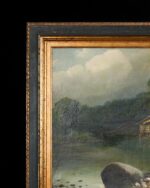 Göl Manzara Yağlı Boya Tablo - Görsel 2