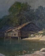 Göl Manzara Yağlı Boya Tablo - Görsel 4