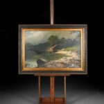 Göl Manzara Yağlı Boya Tablo