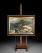 Göl Manzara Yağlı Boya Tablo