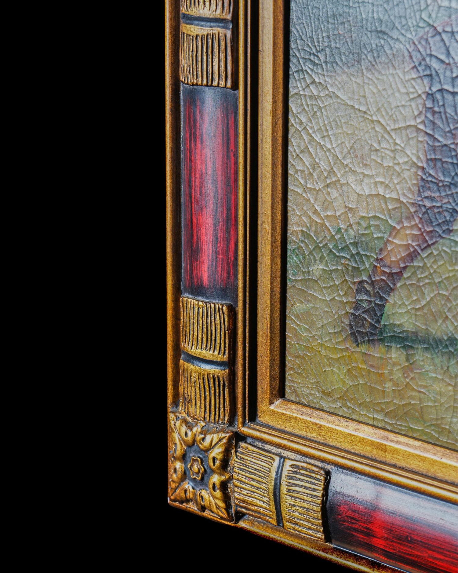 Oynayan Çocuklar Yağlı Boya Tablo - Görsel 3