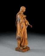 Ahşap Oyma Madonna Heykeli - Görsel 3