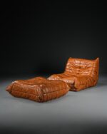 Togo Fireside Chair & Ottoman - Görsel 2