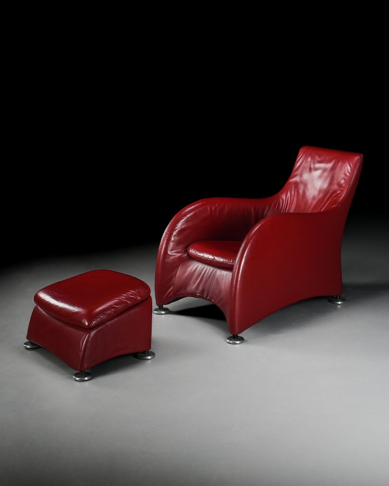 2025/10/1000233811.jpg Montis "Loge" Armchair & Stool - Görsel 1