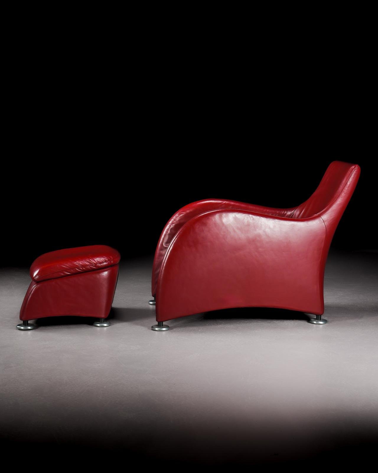 2025/10/1000233823.jpg Montis "Loge" Armchair & Stool - Görsel 2