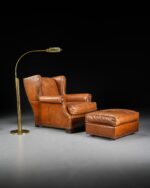 Ralph Lauren Deri Koltuk ve Puf - Kod 4191