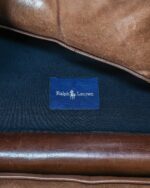 Ralph Lauren Deri Koltuk ve Puf - Görsel 4