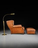 Ralph Lauren Deri Koltuk ve Puf - Kod 4191