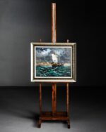 Fırtınada Yelkenli Yağlı Boya Tablo - Görsel 2