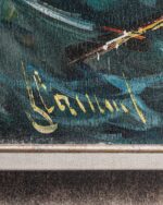 Fırtınada Yelkenli Yağlı Boya Tablo - Görsel 4