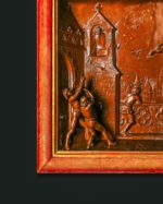 Döküm Bronz Üç Boyutlu Antika Tablo - Görsel 3