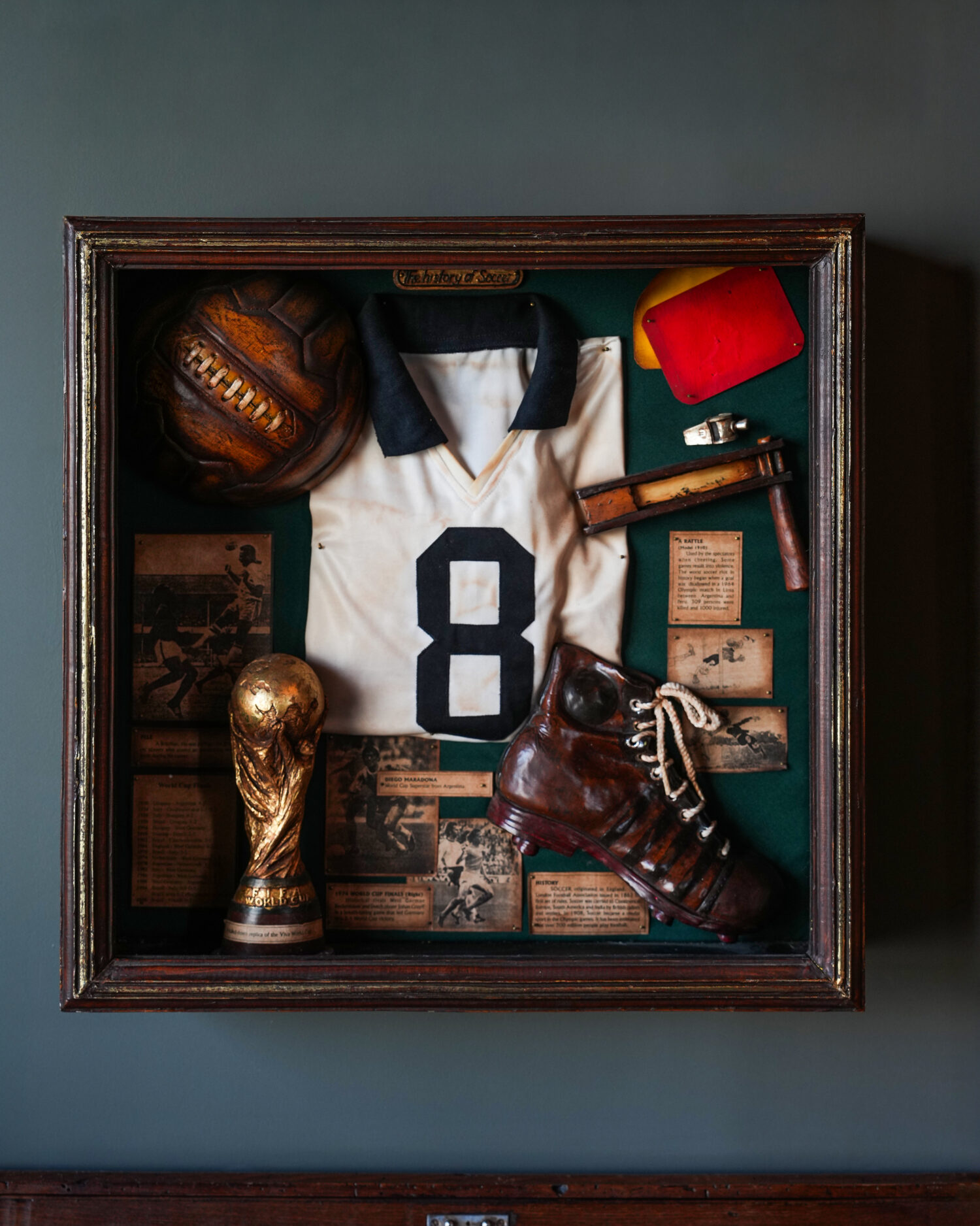 "History of Soccer" Duvar Panosu - Görsel 1