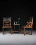 Kabartmalı Deri İspanyol Koltuklar - Kod 4271