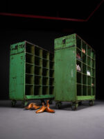 Pigeonhole endüstriyel ayakkabı dolabı, Almanya, 1950'ler - Kod 4296