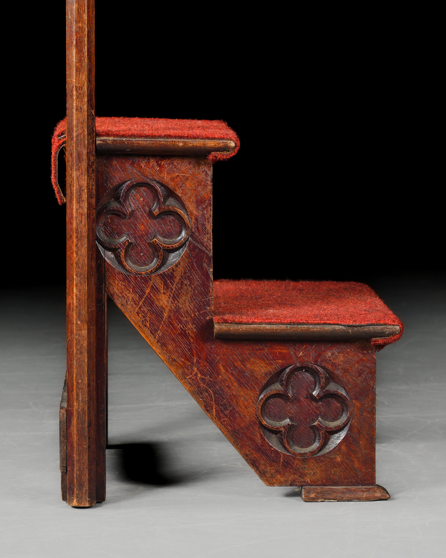 Victorian Gothic Kütüphane Merdiveni, 19.Yüzyıl Sonları. - Görsel 3