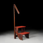 Victorian Gothic Kütüphane Merdiveni, 19.Yüzyıl Sonları.