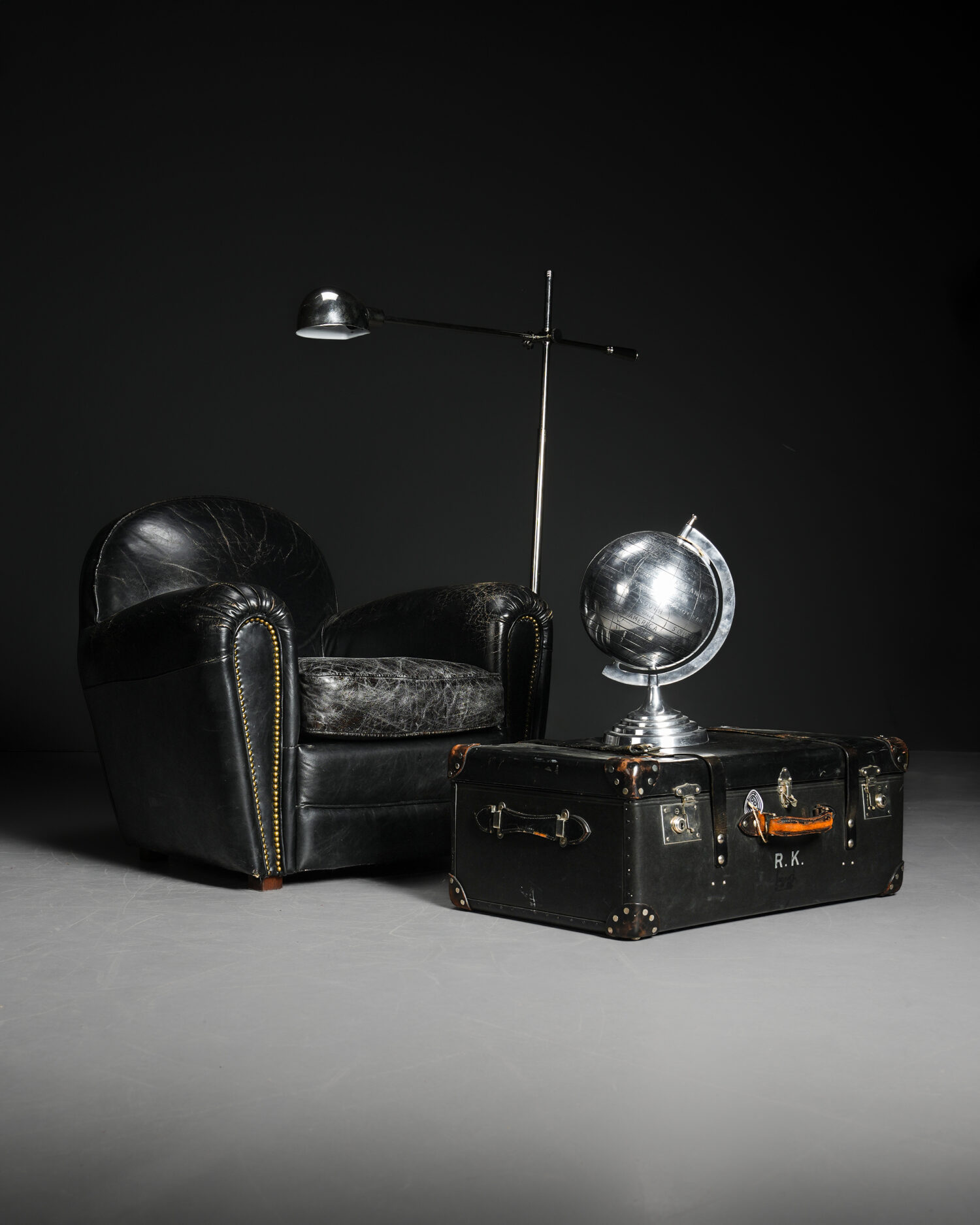 Siyah Club Chair - Görsel 2