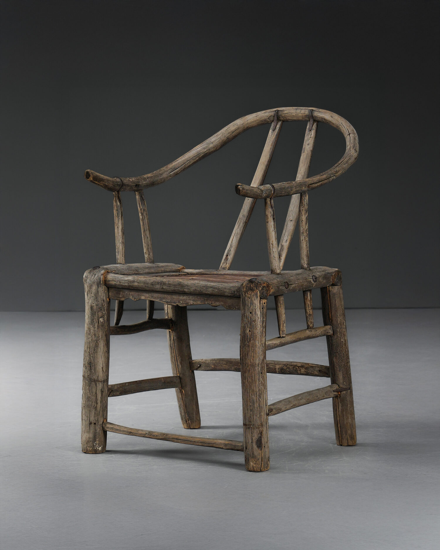 DSC06329 copy Antika "Horseshoe Back" Çin Koltuk - Görsel 1