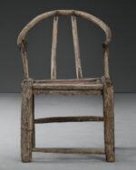 Antika "Horseshoe Back" Çin Koltuk - Görsel 3