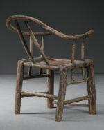 Antika "Horseshoe Back" Çin Koltuk - Görsel 2