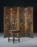 Antika deri paravan, Hollanda, 18. yüzyıl - Görsel 4