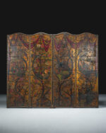 Antika deri paravan, Hollanda, 18. yüzyıl