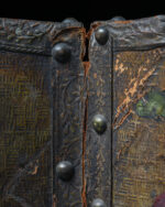 Antika deri paravan, Hollanda, 18. yüzyıl - Görsel 8