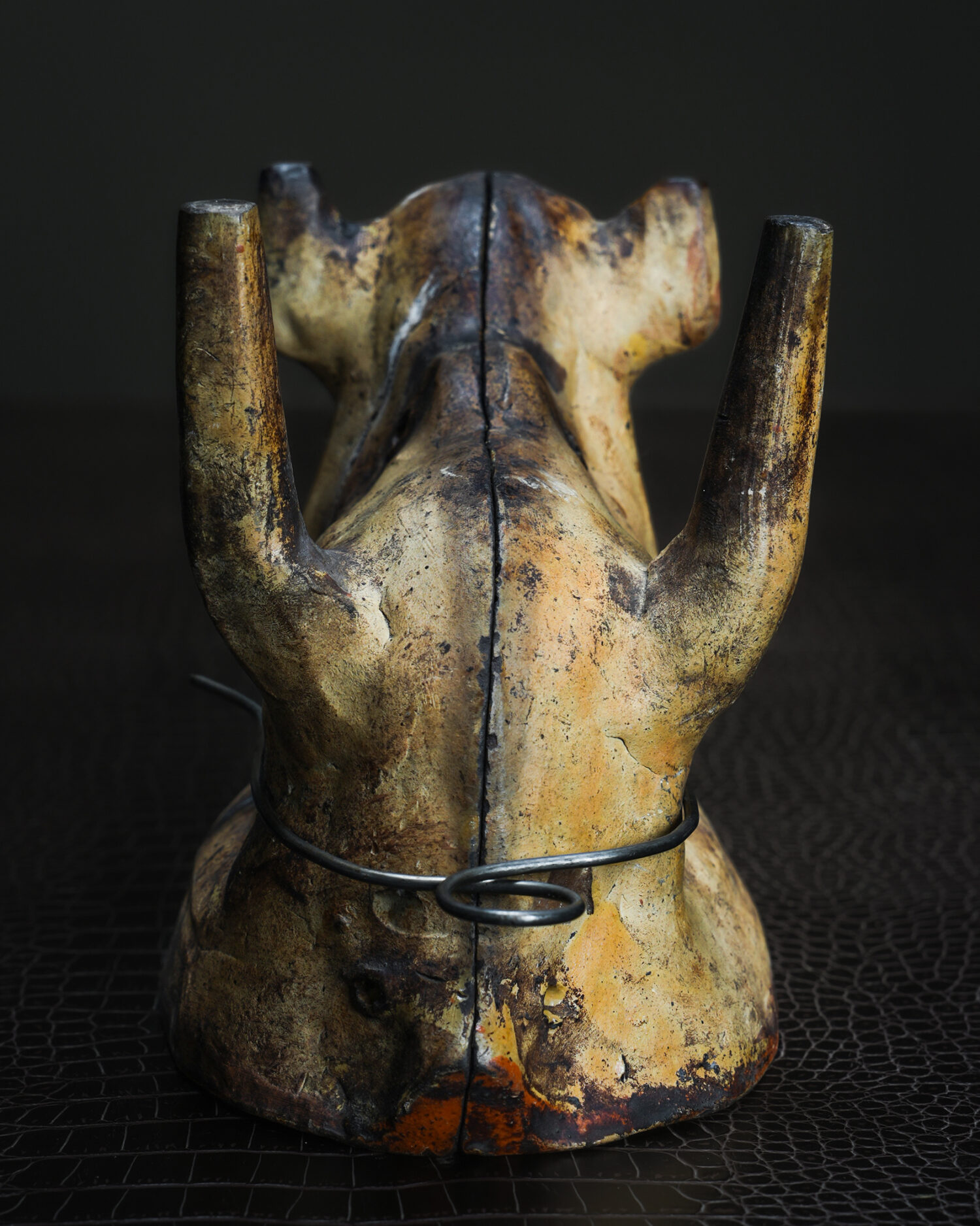 Seramik Gergedan Figürü - Görsel 3