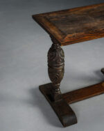 Torna Ayaklı Ahşap Sehpa - Görsel 6