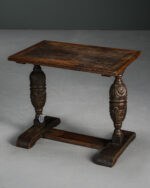 Torna Ayaklı Ahşap Sehpa - Görsel 2