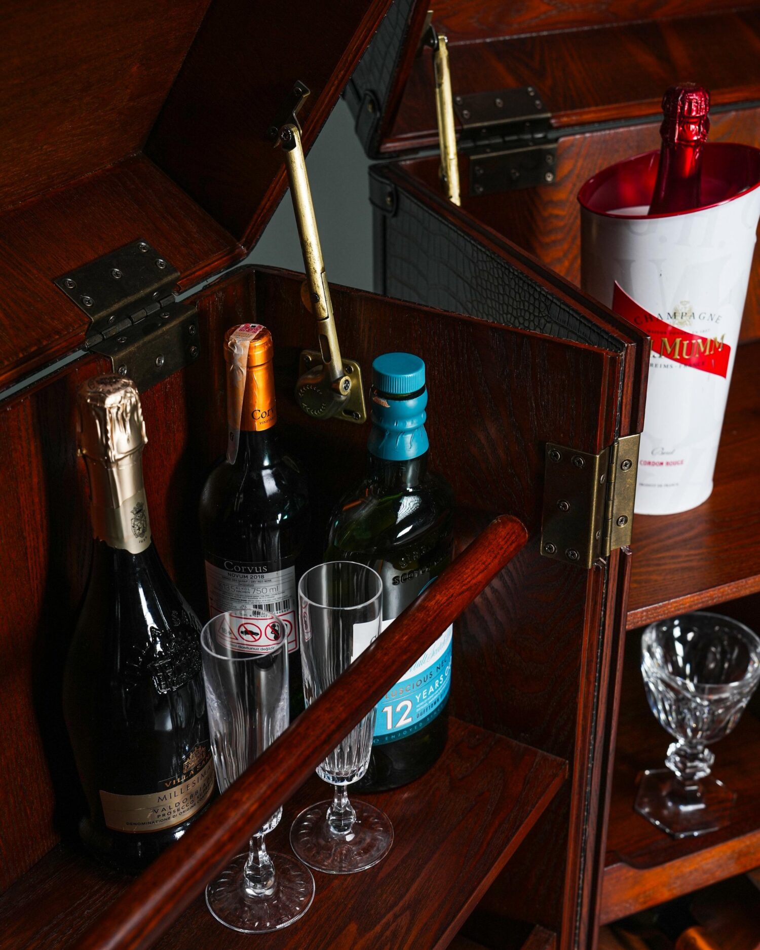 Globetrotter Bar Dolap, Kare Design - Görsel 7