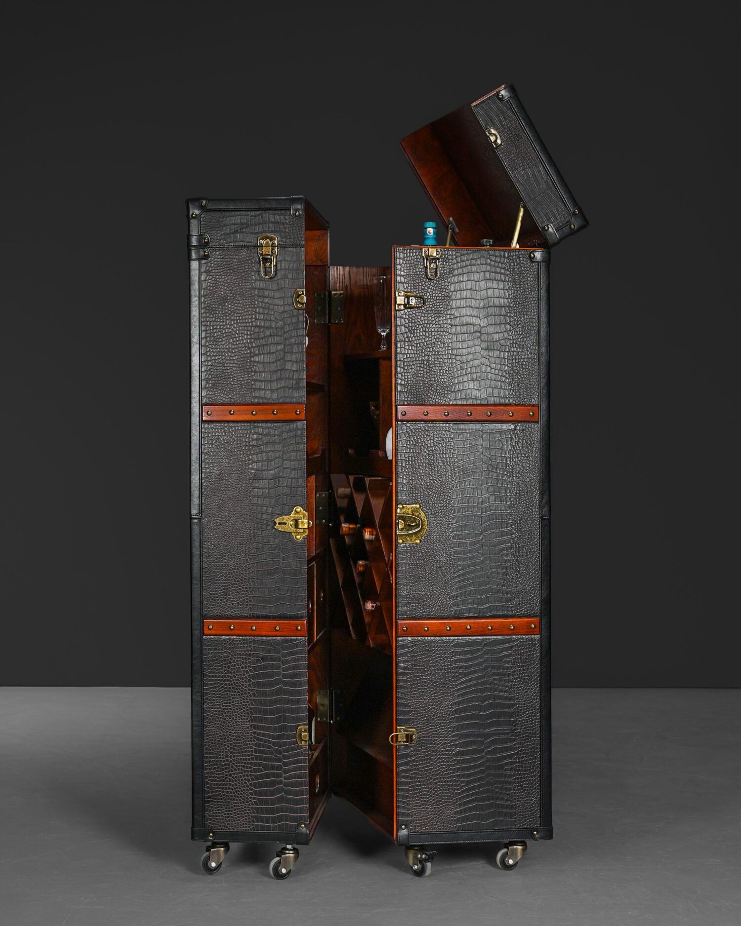 Globetrotter Bar Dolap, Kare Design - Görsel 4