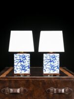 Ralph Lauren Dragon Lamps - Çift - Kod 4409