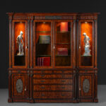 Theodore Alexander Breakfront Curio Cabinet