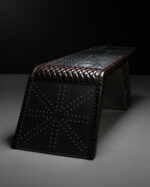 Kapitone Deri Kaplama Aviator Masa - Görsel 8