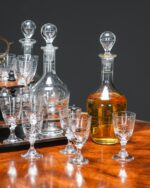 Antika Tantalus, Likör Seti, Fransa, 1900'ler - Görsel 6