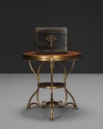 Antika Tantalus, Likör Seti, Fransa, 1900'ler - Görsel 3