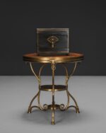 Antika Tantalus, Likör Seti, Fransa, 1900'ler - Görsel 3