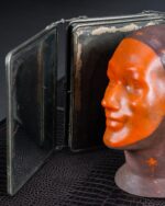 Antika triptik berber aynası, Fransa, 1900'lerin başları - Kod 4295