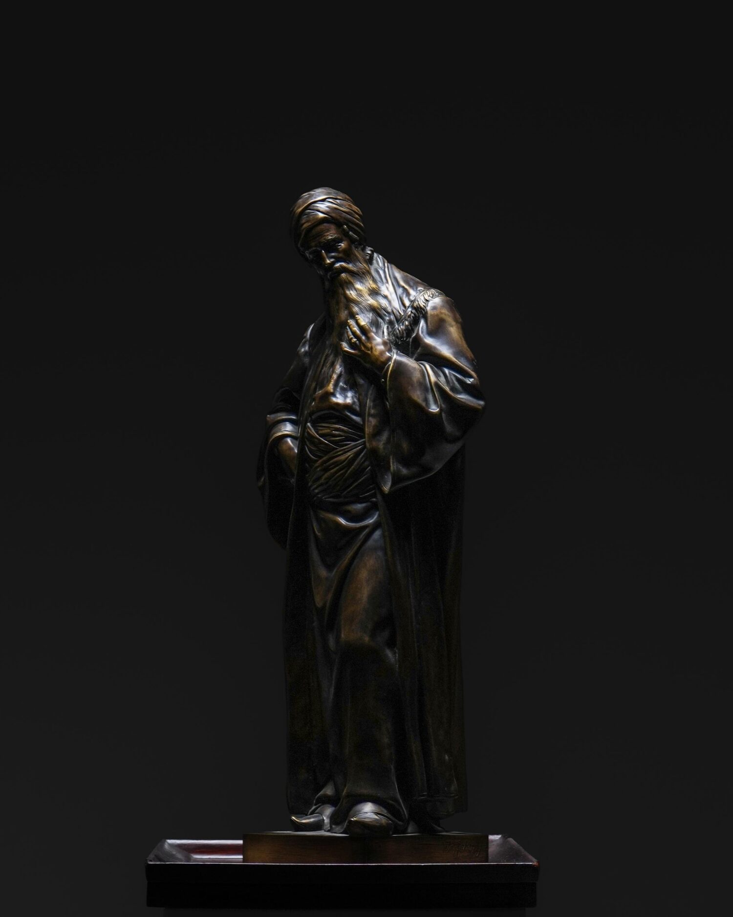 "Nathan The Wise" Bronz Heykel - Görsel 5