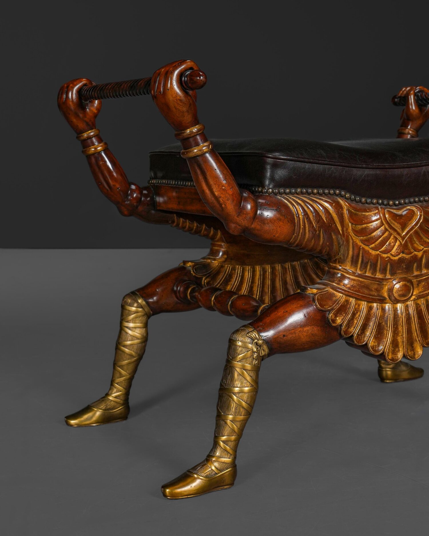 Theodore Alexander Figural Stool - Görsel 3